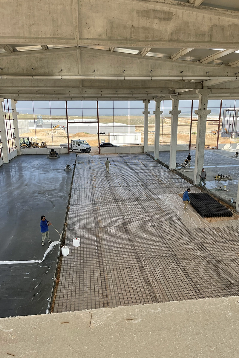 Beton dökümü ve perdah