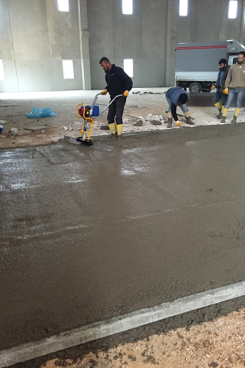 Beton dökümü ve perdah